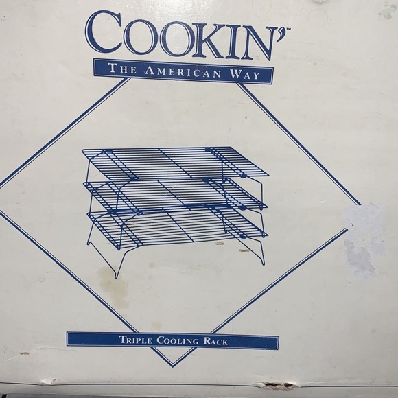 Cookin The American Way Triple stackable cooling racks vintage black used - Picture 10 of 12